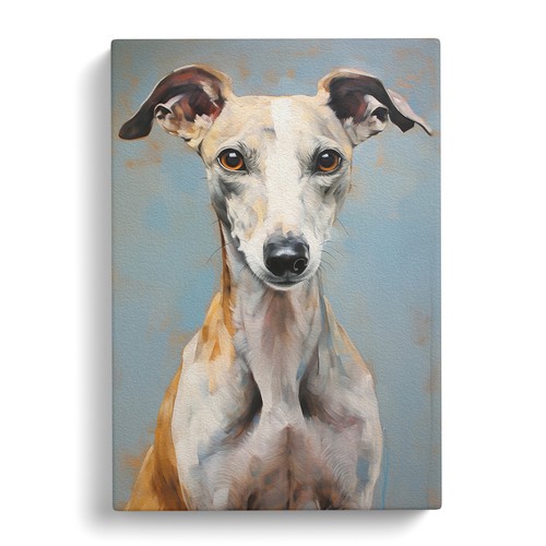 Whippet realism art 3 - whippet,