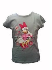 DISNEY GIRLS DAISY DUCK T-SHIRT / TOP - AGES 7, 8, 9 & 10 YEARS (BRAND NEW)
