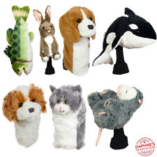 Daphne's Novelty Golf Headcover Driver Cover Premium Animal Designs Dog Cat Fish