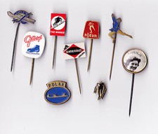 Vintage ICE SKATING pin badges
