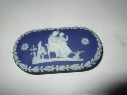 Antique wedgwood match box - wedgwood,