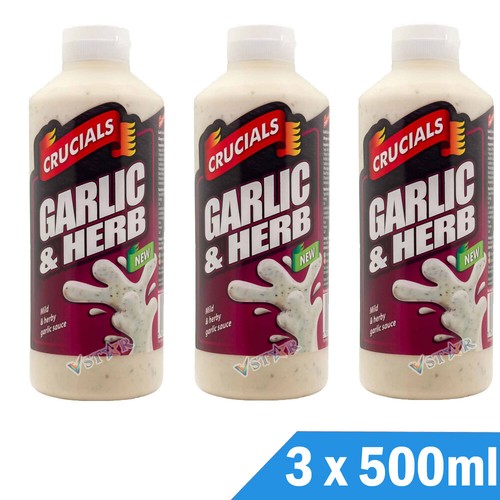 Crucials sauce garlic - crucials,