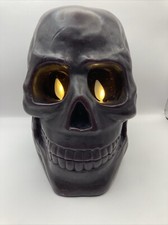 MARTHA STEWART Black Wax Skull