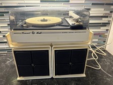 Vintage Concert Hall Model 3328 Stereo Sound System W/ Turntable & Speakers