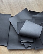 Black Leather pieces Pebble