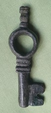 Complete Roman Bronze Key.  UK detector find.