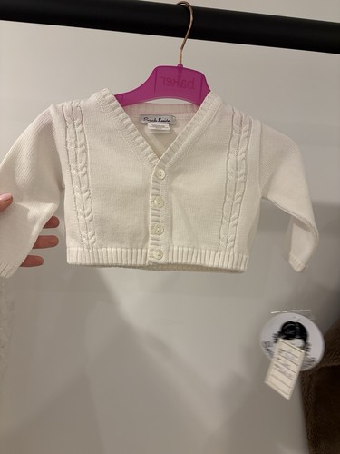Cream baby girls cardigan - girls,