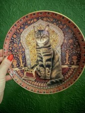 Lesley Anne Ivory "Cats Around the World" collector plate, "Blossom in India".