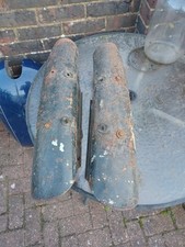 Classic motorcycle leg shields