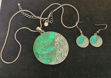 Enamel necklace - necklace, &