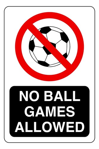 Ball games allowed safety - no,