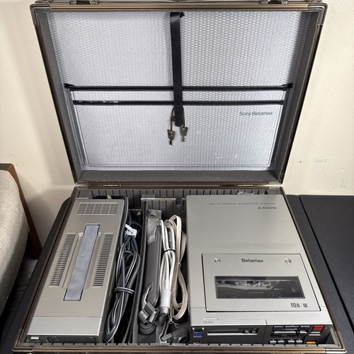 Sony 2000 betamax vcr set - sony, sl-2000