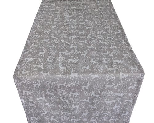 Silver grey christmas - grey, stag