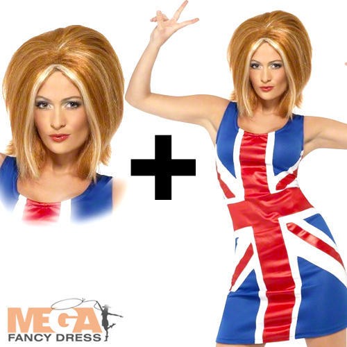 Ginger spice girl costume - ginger,