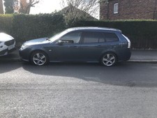 SAAB 9-3 ESTATE BREAKING SPARES OR REPAIR BLUE 2010