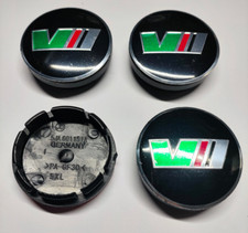 4Pcs Skodas VRS II Wheel center Hub caps 56mm Scala Rapid Fabia Octavia Roomster