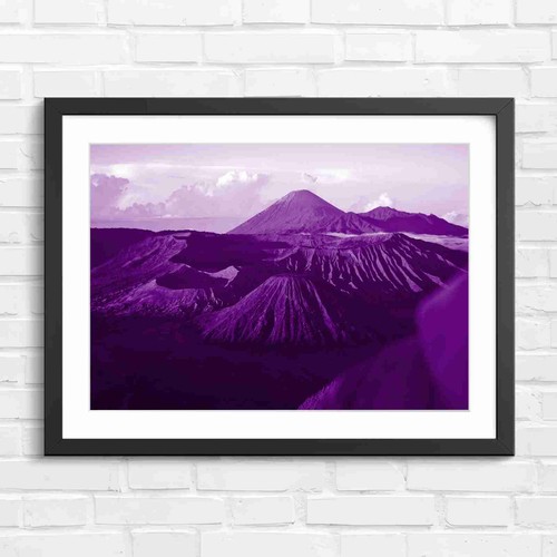 Javanese volcano range sunrise - volcano,