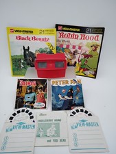 GAF Viewmaster With Blackbeauty Robin Hood Peter Pan Batman Huckleberry Hound