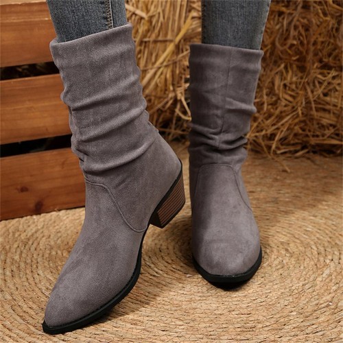 Women mid calf slouch - women's, boots