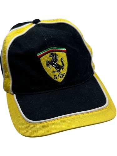 Ferrari black yellow cap - black, |