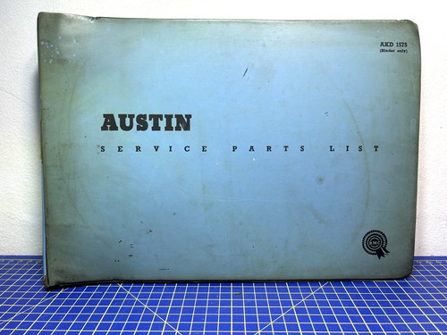 Service parts list austin a40 - service,