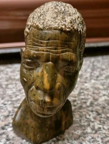Vintage shona stone bust - vintage,