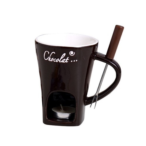 Chocolate fondue mugs - chocolate,