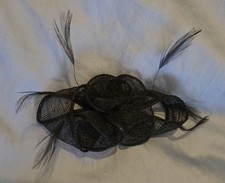 Black Clip Fascinator