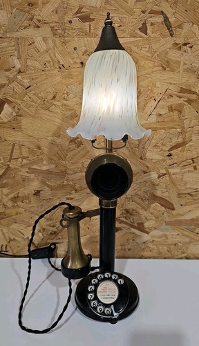 Vintage candlestick telephone - vintage,
