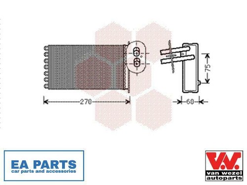Heat exchanger interior - exchanger,,