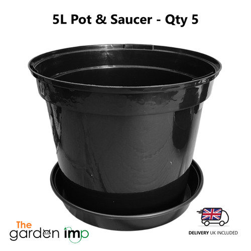 Plant pots saucers 5lt - saucers,