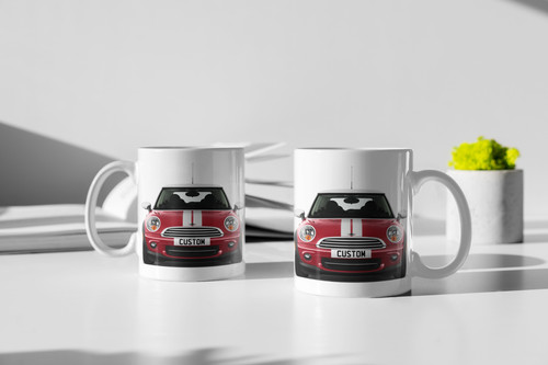 Personalised number plate - plate, mini