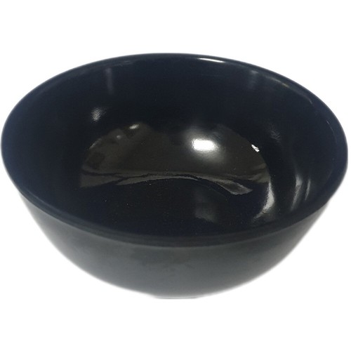 Black melamine round side - melamine,