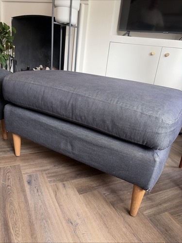 Karlstad footstool cover grey - footstool,