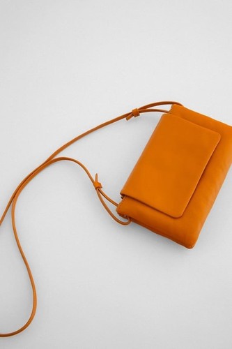 Zara orange mini crossbody - zara,