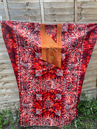 African dashiki style kaftan - african,