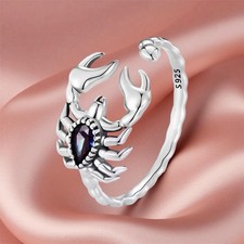 Sterling Silver Scorpion Open