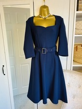 Karen Millen Petrol Blue Midi