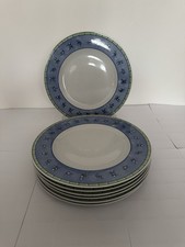 Set Of 7 Tognana Porcellane Italy Dinner Plates 10”