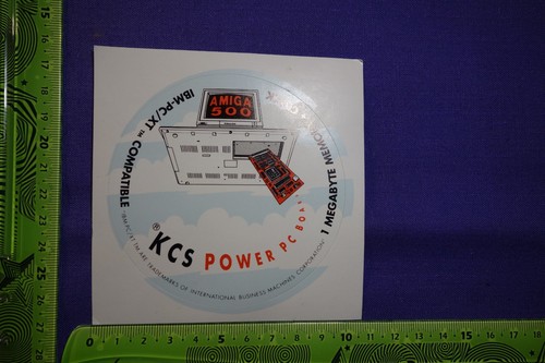 Old sticker amiga 500 kcs - sticker,
