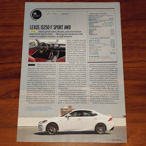 Lexus is250 sport awd - is250,