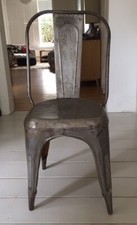 Vintage bare metal Tolix chair (Original)
