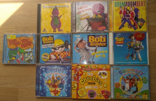 Untested kids music cds - 10,