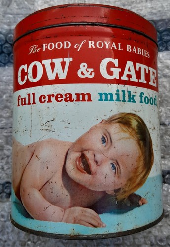 Vintage cow gate - baby, milk