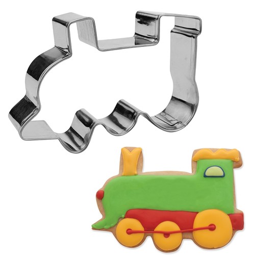 Train locomotive cookie cutter - cookie,
