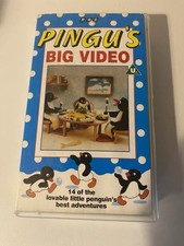 Pingu's Big Video VHS Tape 14 Animated Adventures BBC Video 1994 RARE