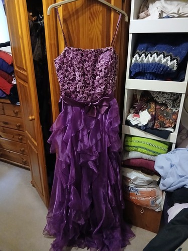Amelia purple evening dress - amelia,