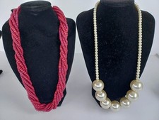 2 statement piece necklaces