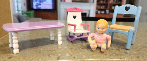 4pc vtg loving - family, doll