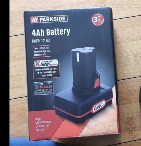 Parkside 12v 4ah battery fit - 4ah,